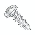 Newport Fasteners Self-Drilling Screw, #8 x 1/2 in, Zinc Plated Steel Pan Head Phillips Drive, 6700 PK 501928-6700